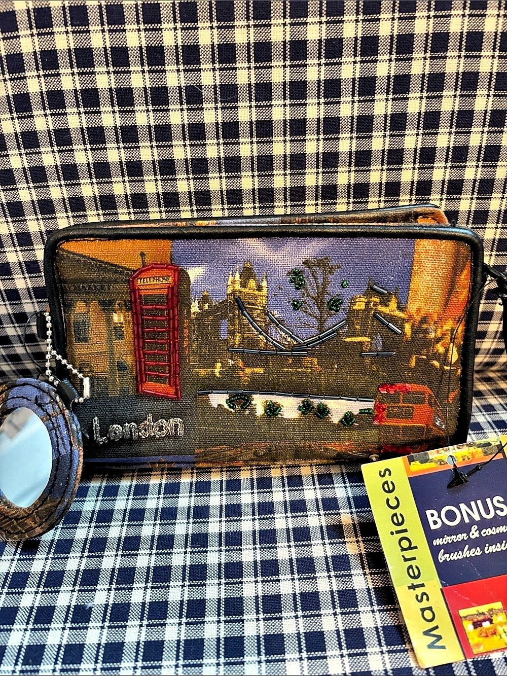 MasterPieces London Cosmetic Bag NWT